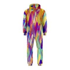 Colorful Abstract Background Hooded Jumpsuit (kids)