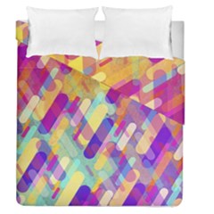 Colorful Abstract Background Duvet Cover Double Side (queen Size) by TastefulDesigns