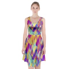 Colorful Abstract Background Racerback Midi Dress by TastefulDesigns