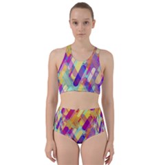 Colorful Abstract Background Bikini Swimsuit Spa Swimsuit 