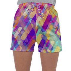 Colorful Abstract Background Sleepwear Shorts