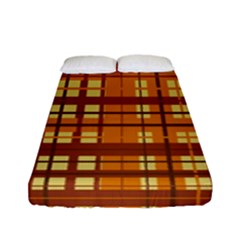 Plaid Pattern Fitted Sheet (full/ Double Size)