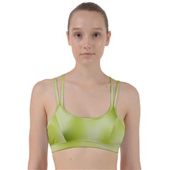 Green Soft Springtime Gradient Line Them Up Sports Bra