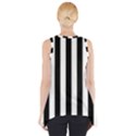 Black And White Stripes Side Drop Tank Tunic View2