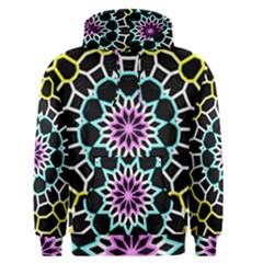 Colored Window Mandala Men s Pullover Hoodie