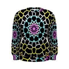 Colored Window Mandala Women s Sweatshirt