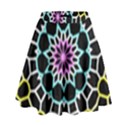 Colored Window Mandala High Waist Skirt View1