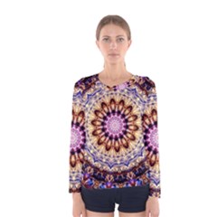 Dreamy Mandala Women s Long Sleeve Tee