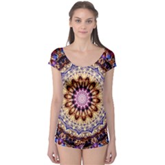 Dreamy Mandala Boyleg Leotard  by designworld65