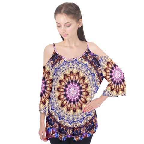 Dreamy Mandala Flutter Tees by designworld65