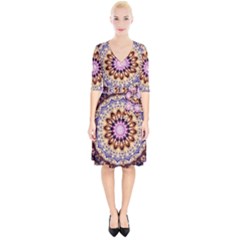 Dreamy Mandala Wrap Up Cocktail Dress by designworld65