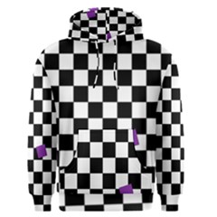 Dropout Purple Check Men s Pullover Hoodie