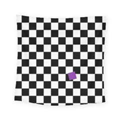 Dropout Purple Check Square Tapestry (small)