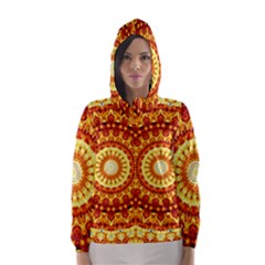 Powerful Love Mandala Hooded Wind Breaker (women)