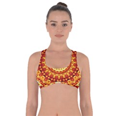 Powerful Love Mandala Got No Strings Sports Bra by designworld65