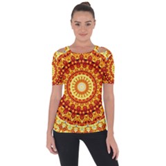 Powerful Love Mandala Short Sleeve Top