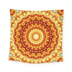 Powerful Love Mandala Square Tapestry (small)