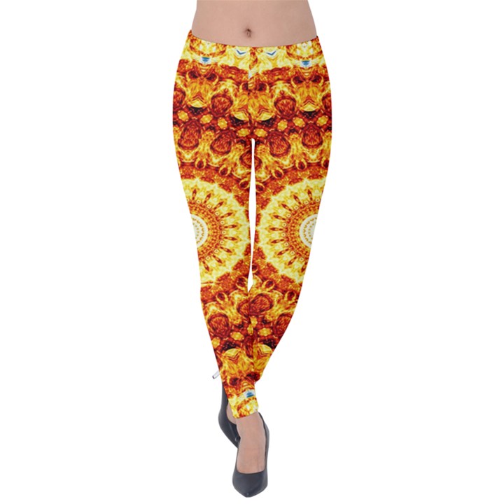 Powerful Love Mandala Velvet Leggings