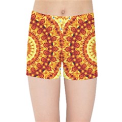 Powerful Love Mandala Kids Sports Shorts