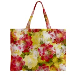 Flower Power Zipper Mini Tote Bag