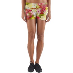 Flower Power Yoga Shorts