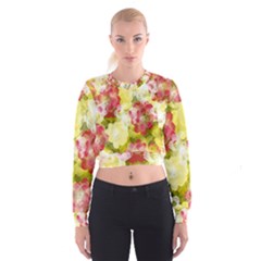 Flower Power Cropped Sweatshirt