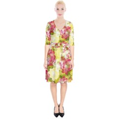 Flower Power Wrap Up Cocktail Dress