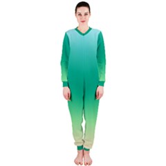 Sealife Green Gradient Onepiece Jumpsuit (ladies) 