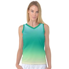 Sealife Green Gradient Women s Basketball Tank Top by designworld65