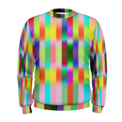 Multicolored Irritation Stripes Men s Sweatshirt