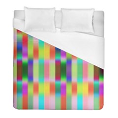 Multicolored Irritation Stripes Duvet Cover (full/ Double Size)