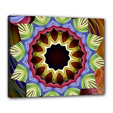 Love Energy Mandala Canvas 20  X 16  by designworld65