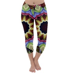 Love Energy Mandala Capri Winter Leggings 