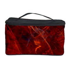 Swirly Love In Deep Red Cosmetic Storage Case by designworld65