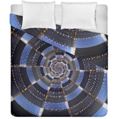 Midnight Crazy Dart Duvet Cover Double Side (california King Size) by designworld65