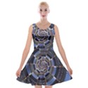 Midnight Crazy Dart Velvet Skater Dress View1