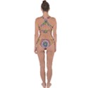 Peaceful Mandala Cross Back Hipster Bikini Set View2