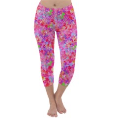 The Big Pink Party Capri Winter Leggings 