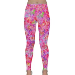 The Big Pink Party Classic Yoga Leggings by designworld65