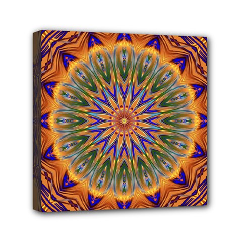 Powerful Mandala Mini Canvas 6  X 6 