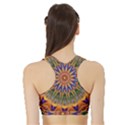 Powerful Mandala Sports Bra with Border View2