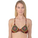 Powerful Mandala Reversible Tri Bikini Top View1