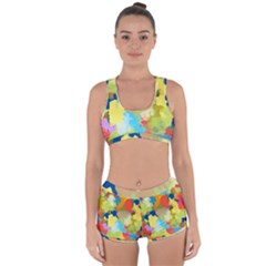 Summer Feeling Splash Racerback Boyleg Bikini Set