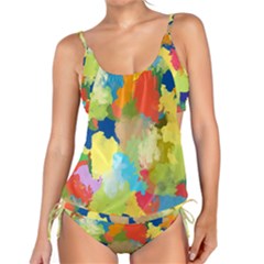 Summer Feeling Splash Tankini Set