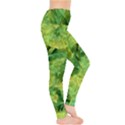 Green Springtime Leafs Leggings  View4