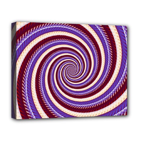 Woven Spiral Deluxe Canvas 20  X 16  