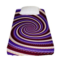 Woven Spiral Fitted Sheet (single Size) by designworld65