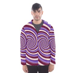 Woven Spiral Hooded Wind Breaker (men)