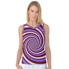 Woven Spiral Women s Basketball Tank Top by designworld65