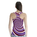 Woven Spiral Racer Back Sports Top View2